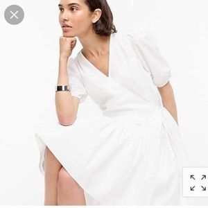 J Crew Linen Wrap Dress
